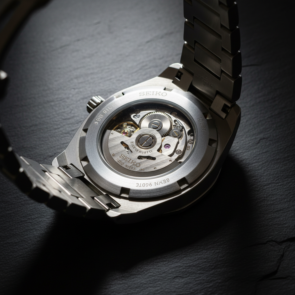 SILO NH35 caseback on slate